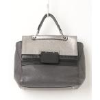 「FURLA」 ハンドバッグ - グレー レ�