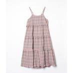 「Alley by w closet」 キャミソールワンピース FREE グリーン レディース