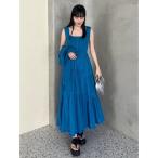 「FRAY I.D」 ノースリーブワンピース ONE SIZE ブルー レディース