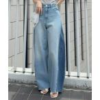 широкий брюки джинсы Denim Denim брюки [00 размер есть ] barrel форма Denim брюки женский 