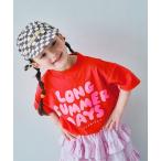 tシャツ イロチ買いしたいノーバケーションノーサマーロゴ半袖Tシャツ 全12色 リンク キッズ 子供服 男の子 女の子