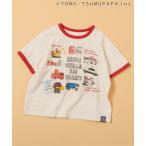 tシャツ トミカとトム リンガーTシャツ キッズ 子供服 男の子 女の子