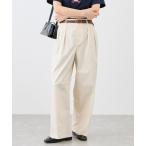  брюки из твила tuck дизайн брюки-чинос /UV cut женский 