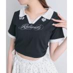 tシャツ レーストリムゲームシャツ レディース