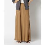 スカート CUPRO MAXI FLARE SKIRT