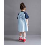 ワンピース 「WEB限定/DRC」ラグラン半袖ワンピース キッズ 子供服 女の子