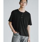 tシャツ REFINED RIB STRETCH HENLEY TEE メンズ レディース