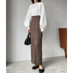 「Louere」 スカート MEDIUM ブラウン レディース