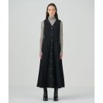 「GRACE CONTINENTAL」 サロペットスカート 36 ブラック レディース