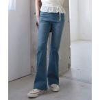 [CHAN ME] Denim брюки SMALL голубой женский 