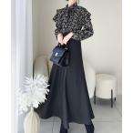 「mily bilet」 長袖ワンピース LARGE ブラック レディース