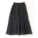 「UNITED ARROWS」 フレアスカート 38 ブラック レディース