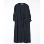 「SLOBE IENA」 長袖ワンピース 38 ネイビー レディース