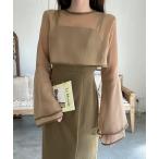 「LAUIR」 コンビワンピース LARGE ベージュ レディース