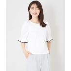 tシャツ ポイントリボン デザインプルオーバー レディース