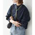 「SHIPS any」 長袖ブラウス ONE SIZE ネイビー レディース