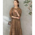 「URBAN RESEARCH ROSSO」 シャツワンピース FREE ブラウン レディース