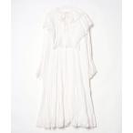 「Alley by w closet」 長袖ワンピース FREE オフホワイト レディース