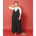 「Freada」 キャミソールワンピース ONE SIZE ブラック レディース