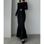 「Louere」 フレアスカート MEDIUM ブラック系その他2 レディース
