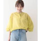 「AMERICAN HOLIC」 ニットカーディガン M イエロー レディース