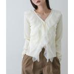 「SENSE OF PLACE by URBAN RESEARCH」 ニットカーディガン ONE アイボリー レディース