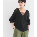 「AMERICAN HOLIC」 ニットカーディガン L ブラック レディース