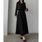 「Louere」 コンビワンピース X-LARGE ブラック レディース