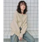 「titivate」 ニットカーディガン M アイボリー レディース