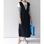 「SHIPS any」 サロペットスカート ONE SIZE ネイビー レディース