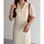 「callautia」 長袖ワンピース MEDIUM アイボリー レディース