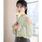 「mipiarl」 長袖ブラウス SMALL ミント レディース