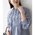 「SHIPS any」 長袖ブラウス ONE SIZE ネイビー レディース
