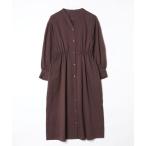 「URBAN RESEARCH ROSSO」 長袖ワンピース FREE ダークブラウン レディース