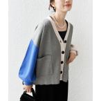 「SHIPS」 ニットカーディガン ONE SIZE ライトグレー レディース