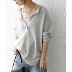 「SHIPS any」 長袖カットソー ONE SIZE ライトグレー レディース