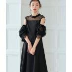 「RUIRUE BOUTIQUE」 ノースリーブワンピース 3L ブラック レディース