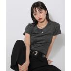 tシャツ ラメテレココンパクトT レディース