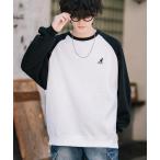 [KANGOL] тренировочный cut and sewn M белый мужской 