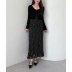 「archives」 コンビワンピース MEDIUM ブラック レディース