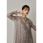「niana」 長袖ワンピース S グレー レディース