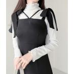 「mily bilet」 キャミソールワンピース LARGE ブラック レディース