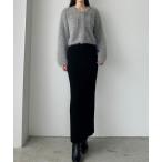 「Louere」 タイトスカート MEDIUM ブラック レディース