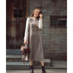 「NATURAL BEAUTY BASIC」 サロペットスカート MEDIUM ベージュ レディース