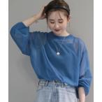 「AMERICAN HOLIC」 カーディガン L ブルー レディース