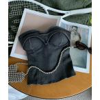  tube top bare top Denim tube top 