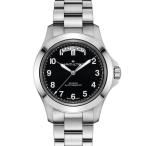 腕時計 HAMILTON 「ハミルトン」 腕時計 Khaki Field （カーキ フィールド） King キング 40MM ブラック×シルバー