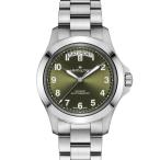 腕時計 HAMILTON 「ハミルトン」 腕時計 Khaki Field （カーキ フィールド） King キング 40MM グリーン×シルバー