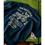 tシャツ 限定展開 紅虎餃子房×FREAK'S STORE 別注 ビッグシルエット バックプリント クルーネックTシャツ メンズ レディース