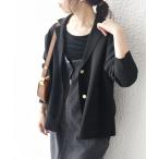 「SHIPS any」 ジャケット ONE SIZE ブラック レディース
